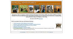 Desktop Screenshot of kyadventures.com